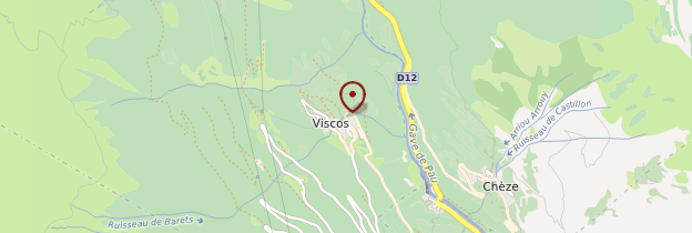 Carte Viscos - Midi toulousain - Occitanie