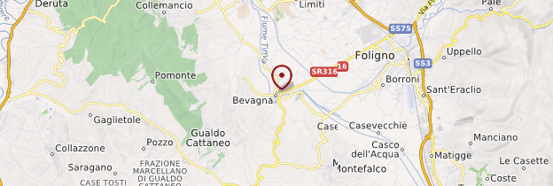 Carte Bevagna - Italie
