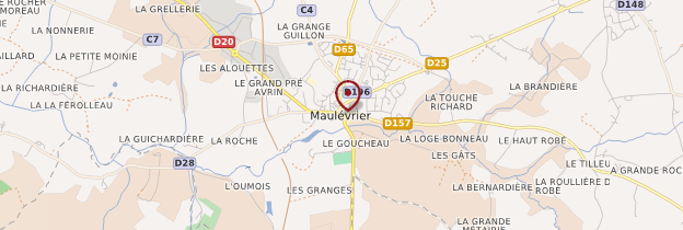 Carte Parc oriental de Maulévrier - Pays de la Loire
