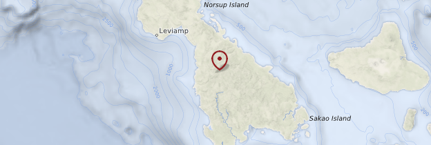 Carte Île de Malukela - Vanuatu