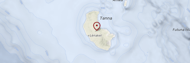 Carte Île de Tanna - Vanuatu