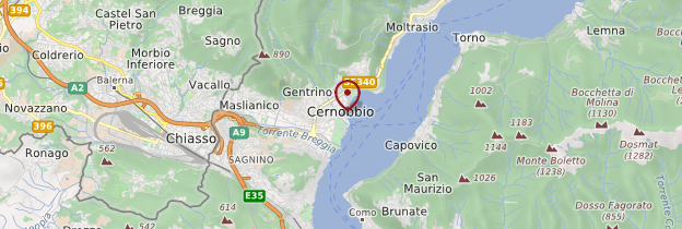 Carte Cernobbio - Italie