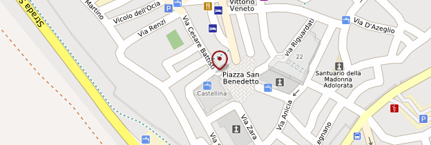 Carte Piazza San Benedetto - Italie
