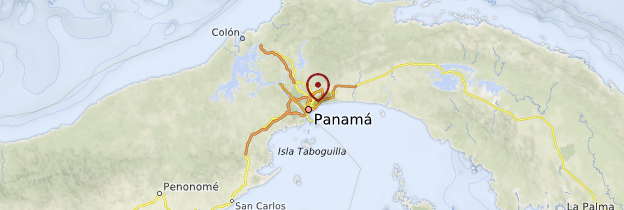Carte Panama City - Panama