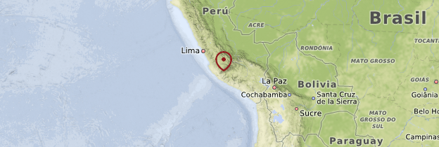 Carte Nazca et sa région - Pérou