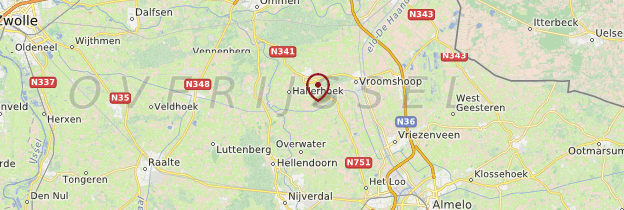 Carte Overijssel - Pays-Bas