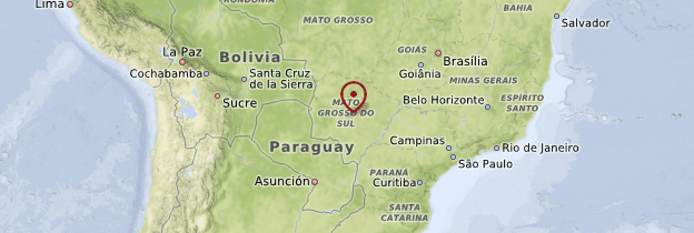 Carte Mato Grosso - Brésil