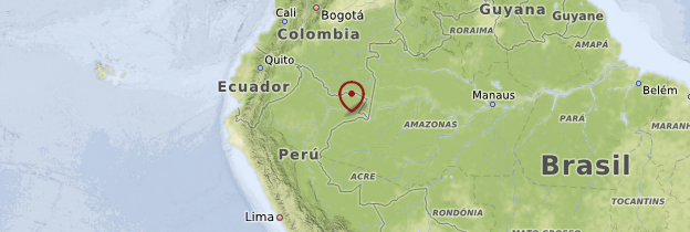 Carte Amazonie - Pérou