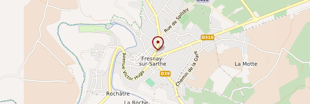 Carte Fresnay-sur-Sarthe - Pays de la Loire