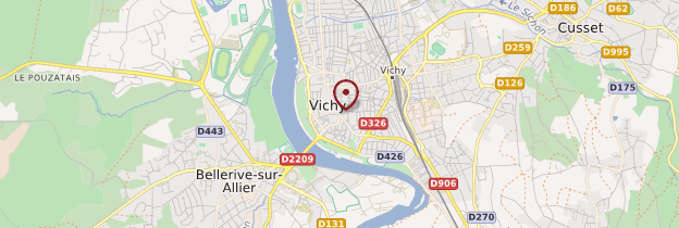 Carte Casino de Vichy - Auvergne
