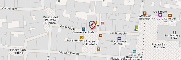 Carte Piazza Cittadella - Toscane