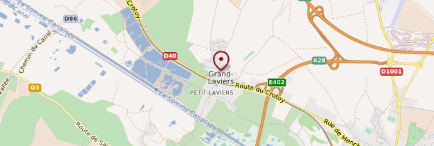 Carte Grand-Laviers - Picardie