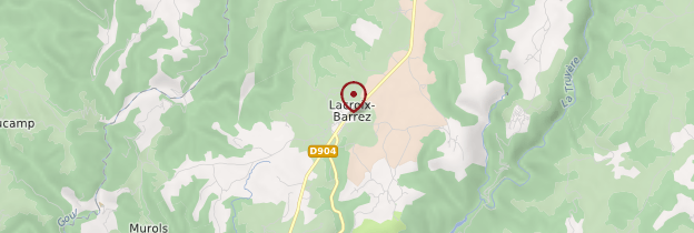 Carte Lacroix-Barrez - Midi toulousain - Occitanie