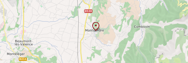 Carte Montvendre - Ardèche, Drôme
