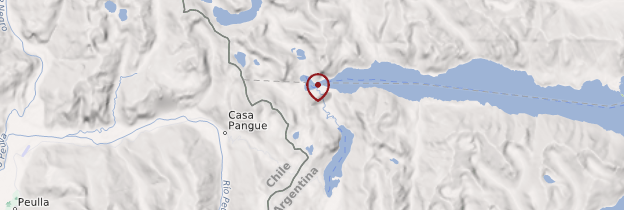 Carte Puerto Blest - Patagonie
