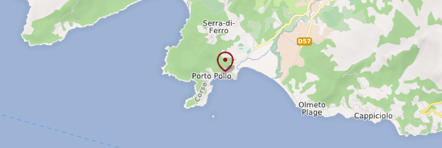 Carte Porto-Pollo - Corse