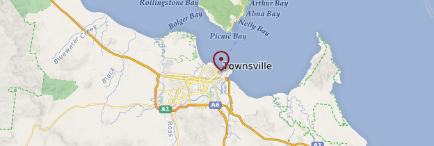 Carte Townsville - Australie