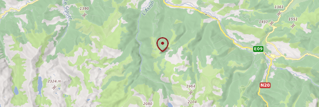 Carte Plateau de Beille - Midi toulousain - Occitanie