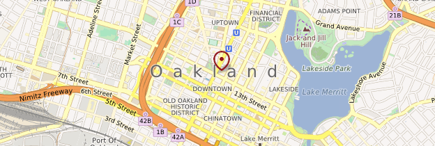 Carte Oakland - San Francisco