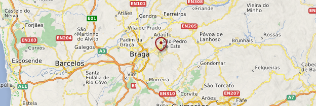 Carte Santuario do Bom Jesus do Monte - Portugal