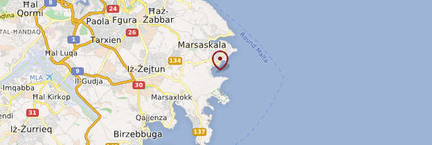 Carte Saint-Thomas Bay - Malte