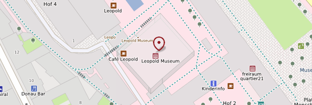 Carte Leopold Museum - Vienne