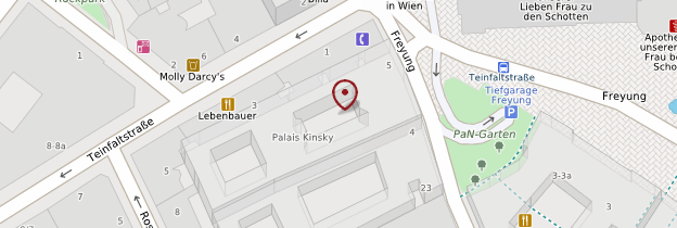 Carte Palais Kinsky - Vienne