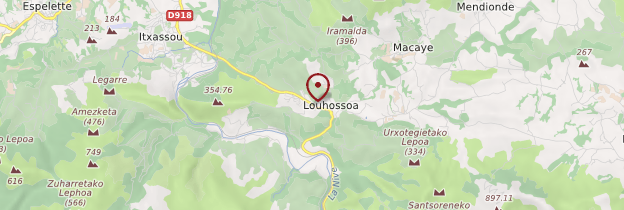 Carte Louhossoa - Pays basque et Béarn