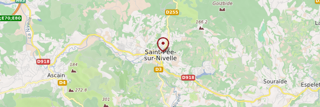 Carte Saint-Pée-sur-Nivelle - Pays basque et Béarn