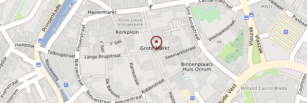 Carte Grote Markt (Grand-Place) - Pays-Bas