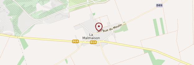 Carte La Malmaison - Picardie