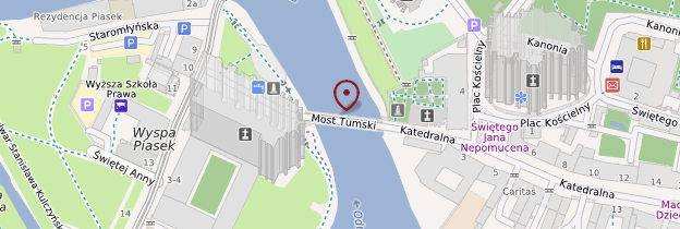 Carte Most Tumski (pont Tumski) - Pologne