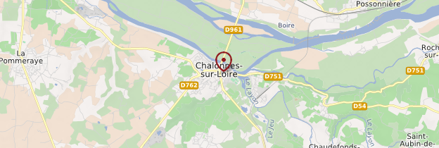 Carte Chalonnes-sur-Loire - Pays de la Loire