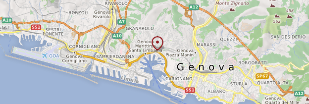 Carte Port de Gênes - Italie