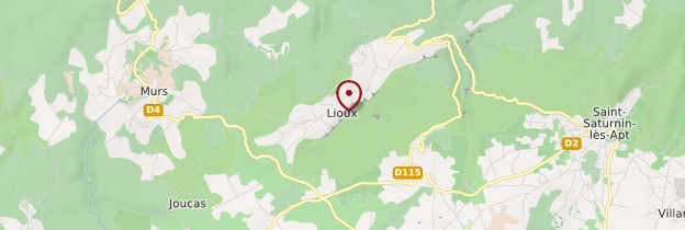 Carte Lioux - Provence