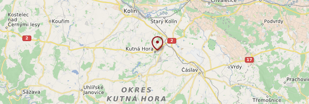 Carte Kutná Hora - République tchèque