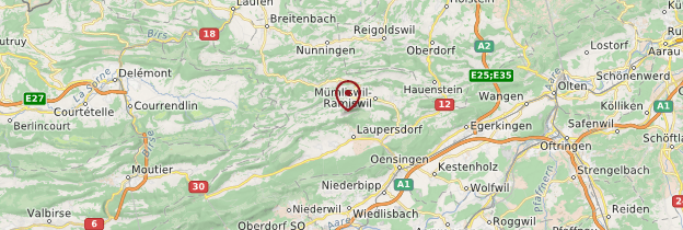 Carte Canton de Soleure - Suisse
