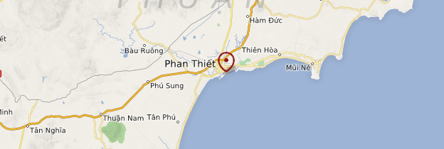 Carte Phan Thiết - Vietnam