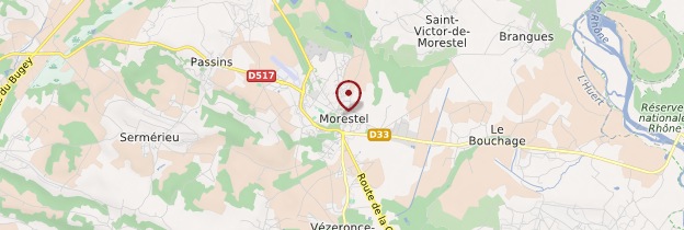 Carte Morestel - Alpes
