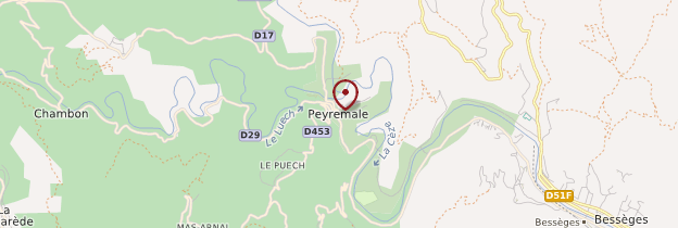 Carte Peyremale - Languedoc-Roussillon