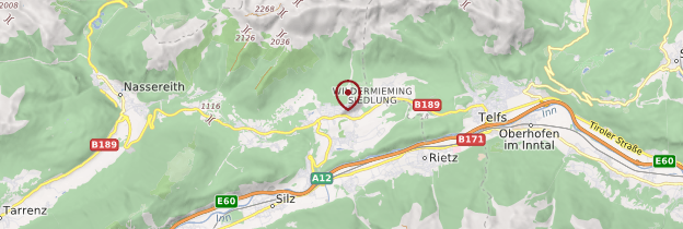 Carte Mieming - Autriche