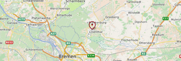 Carte Lilienthal - Allemagne
