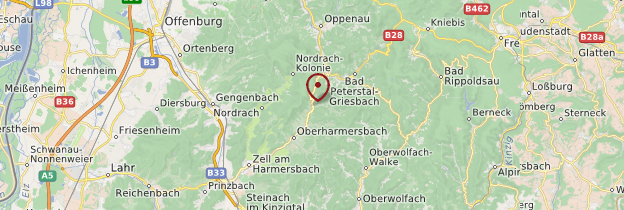 Carte Obertal - Allemagne