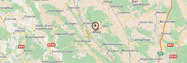 Carte Alfeld - Allemagne
