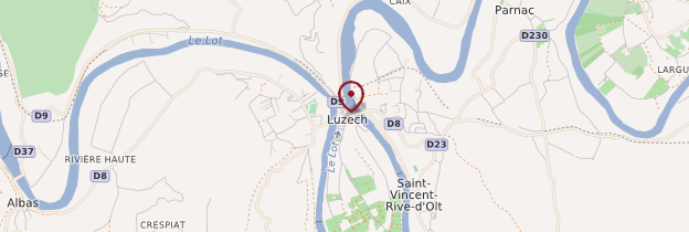Carte Luzech - Midi toulousain - Occitanie
