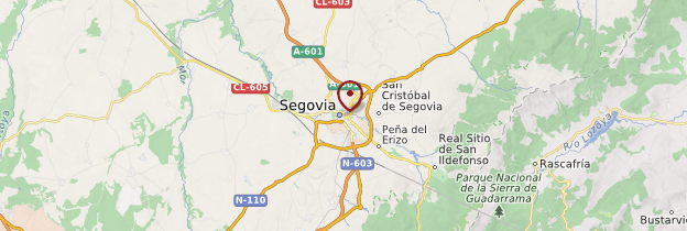 segovia espagne carte Segovia (Ségovie) | Castille et León | Guide et photos | Espagne 