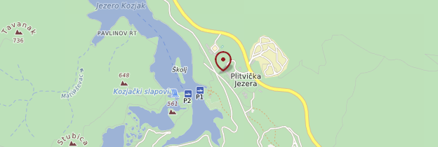 Carte Lacs de Plitvice (Plitvička Jezera) - Croatie