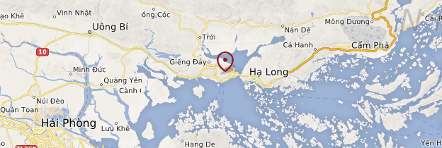 Carte Baie d'Along (Vịnh Hạ Long) - Vietnam