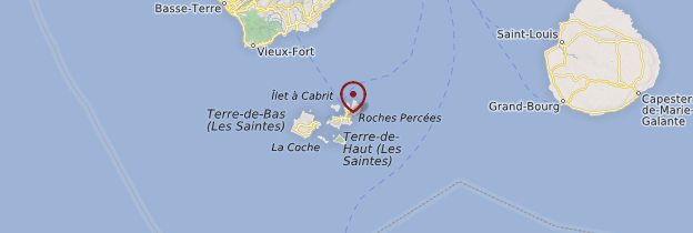 Carte Terre-de-Haut - Guadeloupe