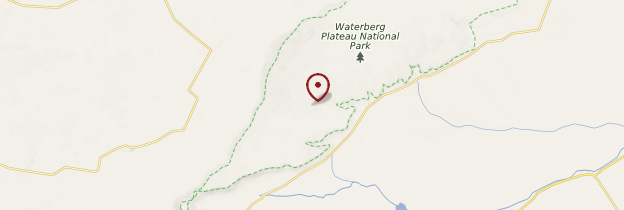 Carte Plateau du Waterberg - Namibie